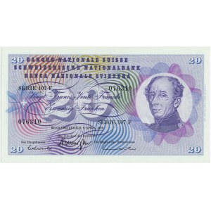 Switzerland, 20 francs 1976