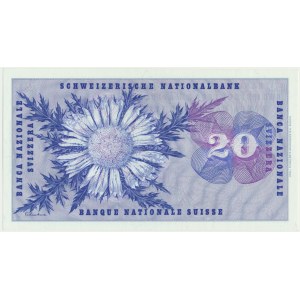 Switzerland, 20 francs 1976