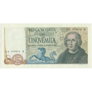 Italy, 5.000 lirs 1973