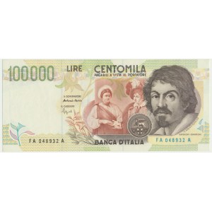 Włochy, 100.000 lirów 1994