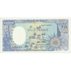 Congo, 1.000 francs 1992