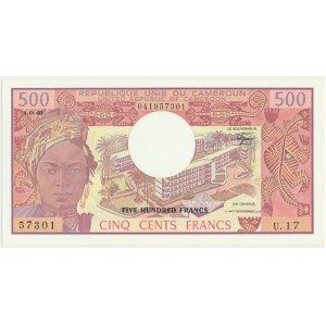 Cameroun, 500 francs (1981-83)