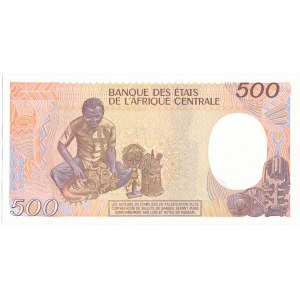 Republic of Tchad, 500 francs 1987