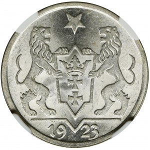 Wolne Miasto Gdańsk, 1 gulden 1923 - NGC MS62 - PIĘKNA