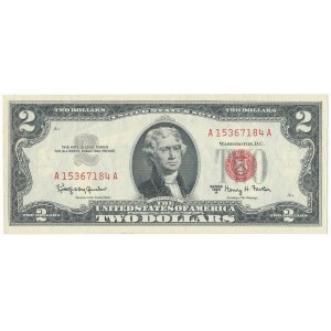 USA, 2 dolary 1963 Silver Certificate