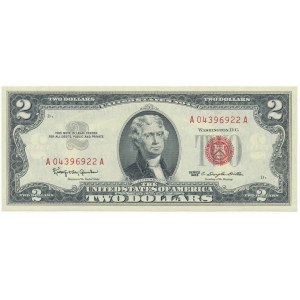 USA, 2 dollars 1963 Silver Certificate