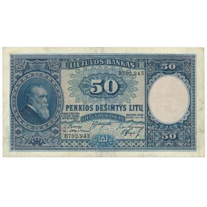 Lithuania, 50 litu 1922