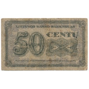 Lithuania, 50 centu 1922