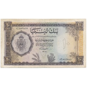 Libya, 10 pounds 1963