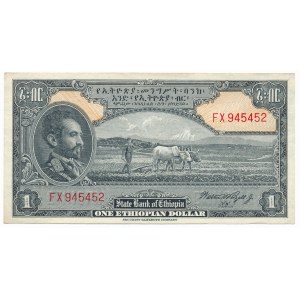 Ethiopia, 1 dolar (1945)