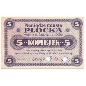 Płock, 5 kopiejek 1919