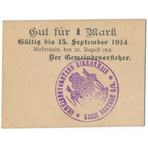 Birkenhain (Brzeziny), 1 marka 1914
