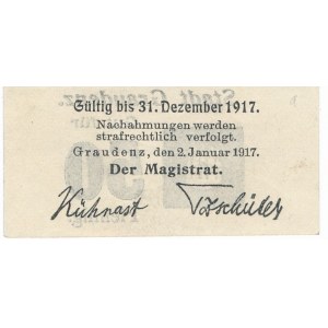 Graudenz (Grudziądz), 50 fenigów 1917