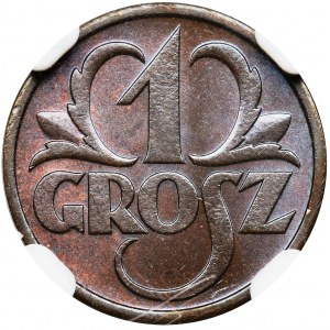 1 grosz 1939 - NGC MS65 BN