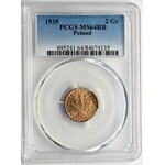 2 grosze 1935 - PCGS MS64 RB