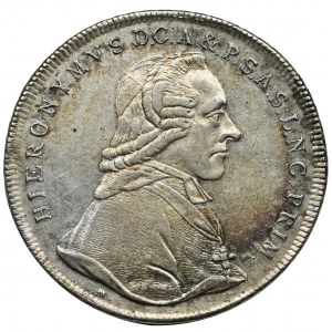 Austria, Archbishopric of Salzburg, Hieronymus, Thaler Salzburg 1799 M