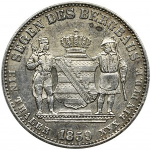 Niemcy, Saksonia, Jan V, Talar Drezno 1859 F