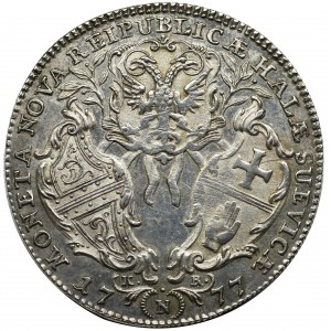 Germany, Schwäbisch Hall, Half Thaler Nuremberg 1777 KR - VERY RARE