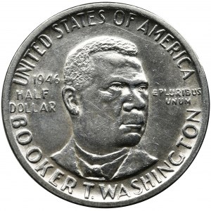 USA, 1/2 Dollar Philadelphia 1946 - Booker Taliferro Washington