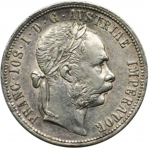 Austria, Franz Joseph I, 1 Floren Wien 1860