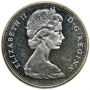 Canada, Elizabeth II, 1 Dollar 1965 - Canoe - PROOF
