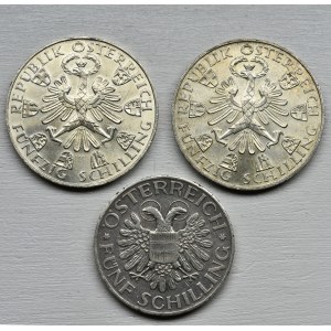 Set, Austria, Schillings (3 pcs.)