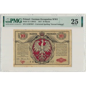10 marek 1916 Generał Biletów - PMG 25 - RZADKI