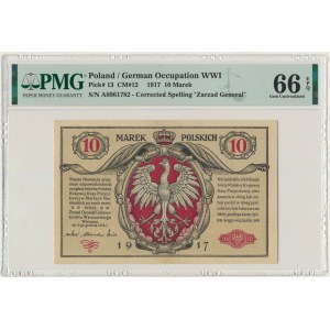 10 marek 1916 Generał biletów - PMG 66 EPQ