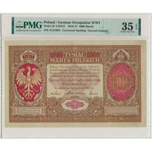 1.000 marek 1916 Generał - PMG 35 EPQ - atrakcyjny