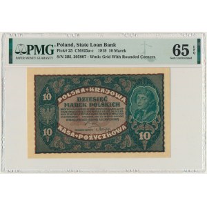 10 marek 1919 - II Serja BL - PMG 65 EPQ