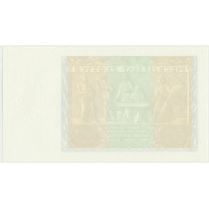 50 złotych 1936 - bez awersu i poddruku -