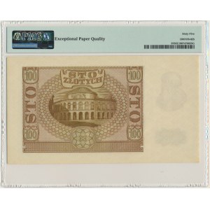 100 złotych 1940 - B - PMG 65 EPQ - ORYGINALNA SERIA - RZADKA