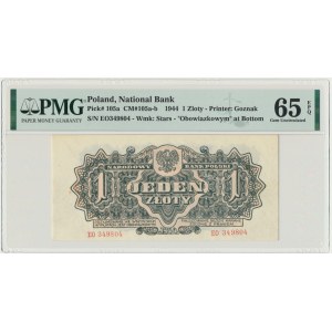 1 złoty 1944 ... owym - EO - PMG 65 EPQ