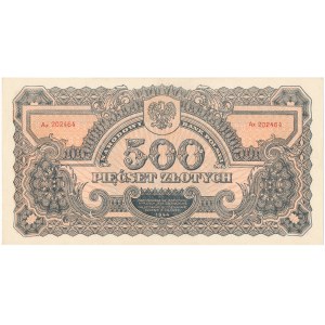 500 złotych 1944 ...owe - Ax - RZADKI
