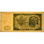 50 złotych 1948 - H2 - PMG 30 - RZADKA