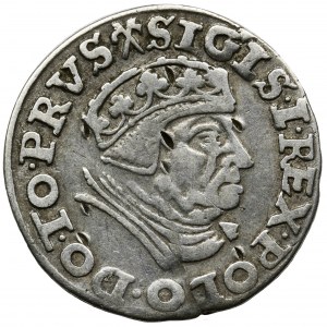 Sigismund I the Old, 3 Groschen Danzig 1539 - PRVS