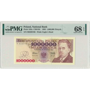 1 milion złotych 1993 - M - PMG 68 EPQ