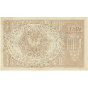 1.000 marek 1919 - Ser.ZG. - duże S i szeroka numeracja