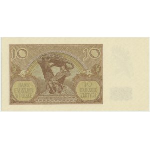10 złotych 1940 - B - rzadka seria