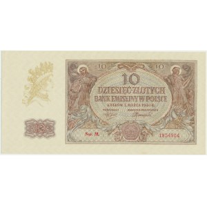 10 złotych 1940 - M. - rzadka seria