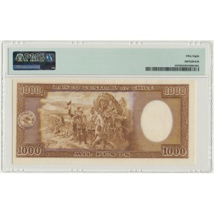 Chile, 1.000 pesos 1947 - PMG 58