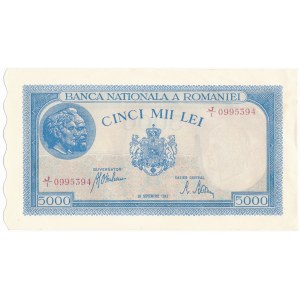 Romania, 5.000 lei 1943