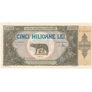 Romania, 5 million lei 1947