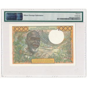 West African States, Senegal - 1.000 francs (1959/65) - PMG 55