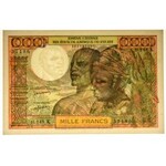 West African States, Senegal - 1.000 francs (1959/65) - PMG 55