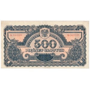 500 złotych 1944 ...owym - TA - PIĘKNY I RZADKI