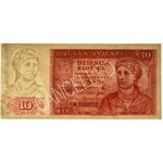 10 złotych 1939 WZÓR - A 000000 - perforacja CANCELLED - PMG 62 - UNIKAT