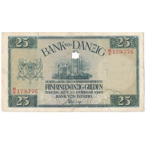 Danzig 25 Gulden 1924 - B/A -