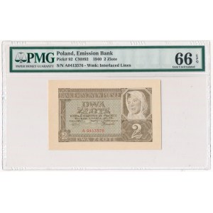 2 złote 1940 - A - PMG 66 EPQ