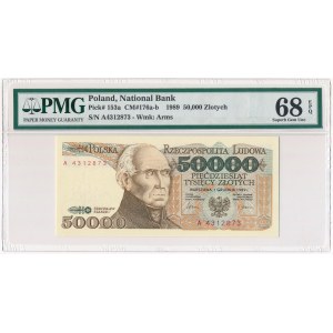 50.000 złotych 1989 - A - PMG 68 EPQ